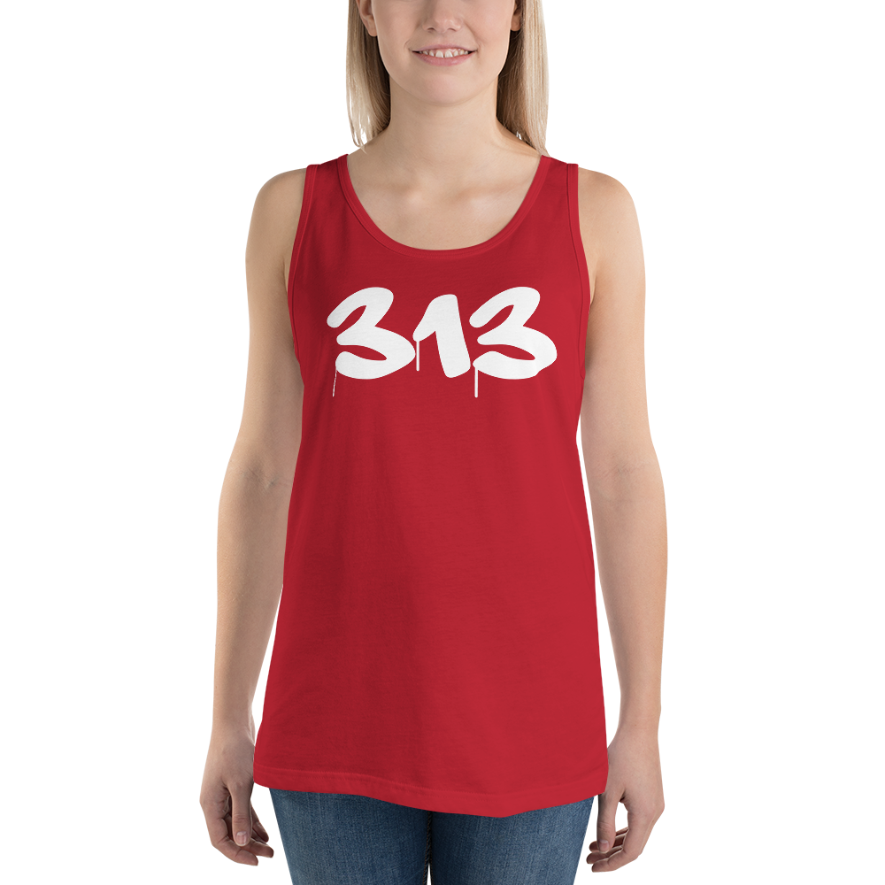 Detroit '313' Tank Top | Unisex Jersey