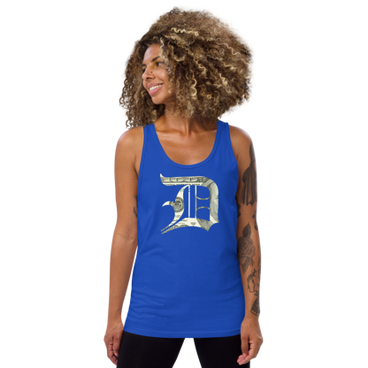 Detroit 'Old English D' Tank Top (Benjamins Edition) | Unisex Jersey