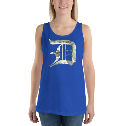 Detroit 'Old English D' Tank Top (Benjamins Edition) | Unisex Jersey