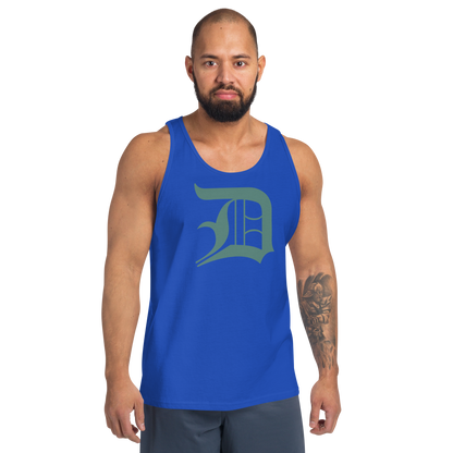 Detroit 'Old English D' Tank Top (Copper Green) | Unisex Jersey