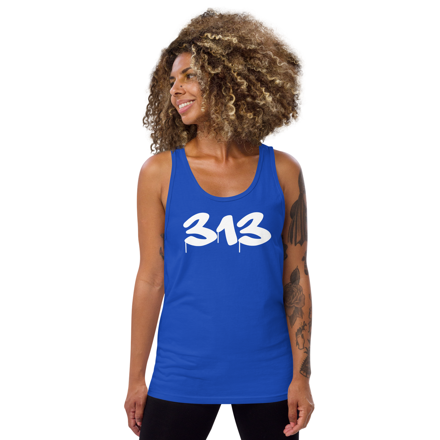 Detroit '313' Tank Top | Unisex Jersey