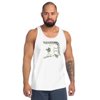 Detroit 'Old English D' Tank Top (Benjamins Edition) | Unisex Jersey