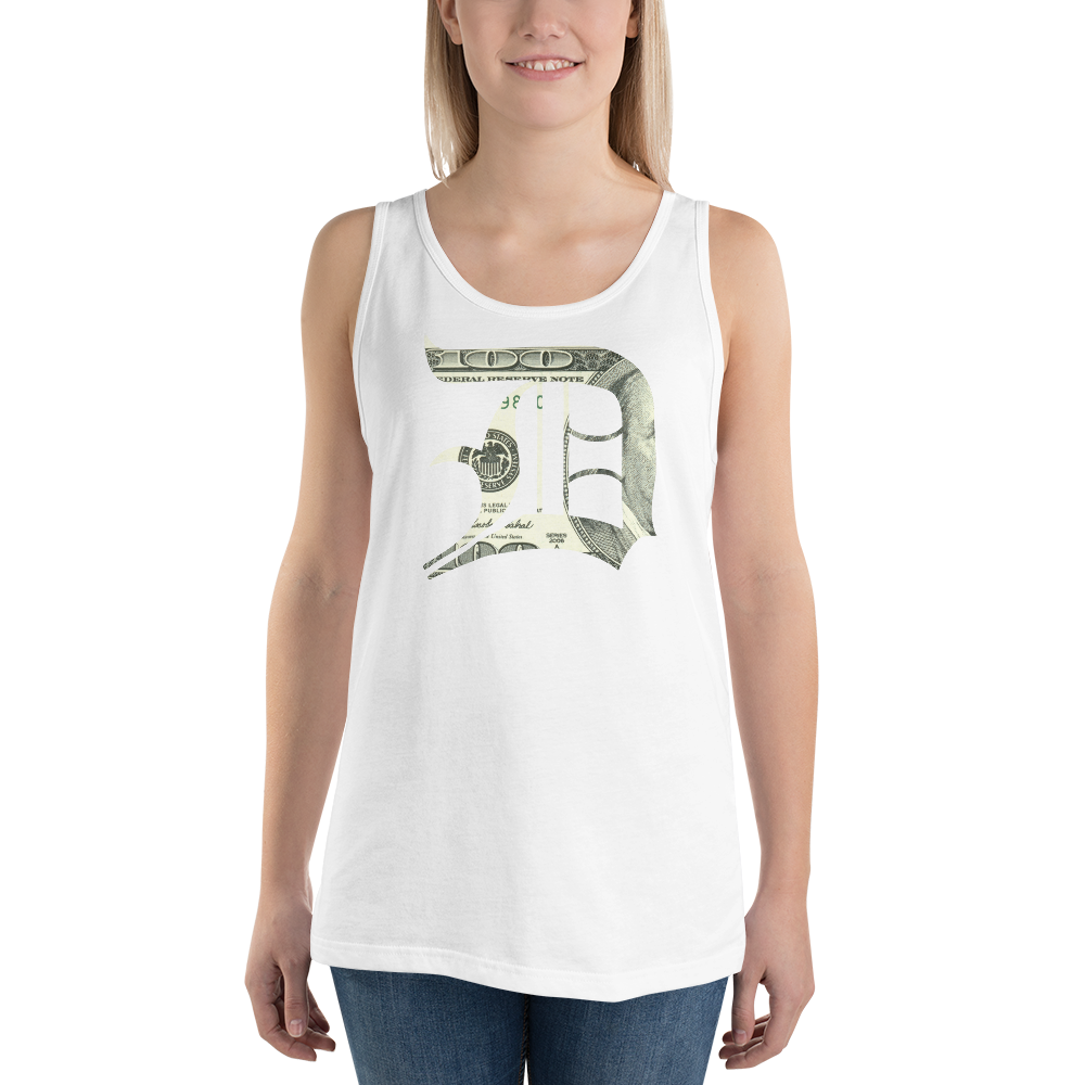 Detroit 'Old English D' Tank Top (Benjamins Edition) | Unisex Jersey