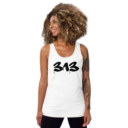 Detroit '313' Tank Top | Unisex Jersey