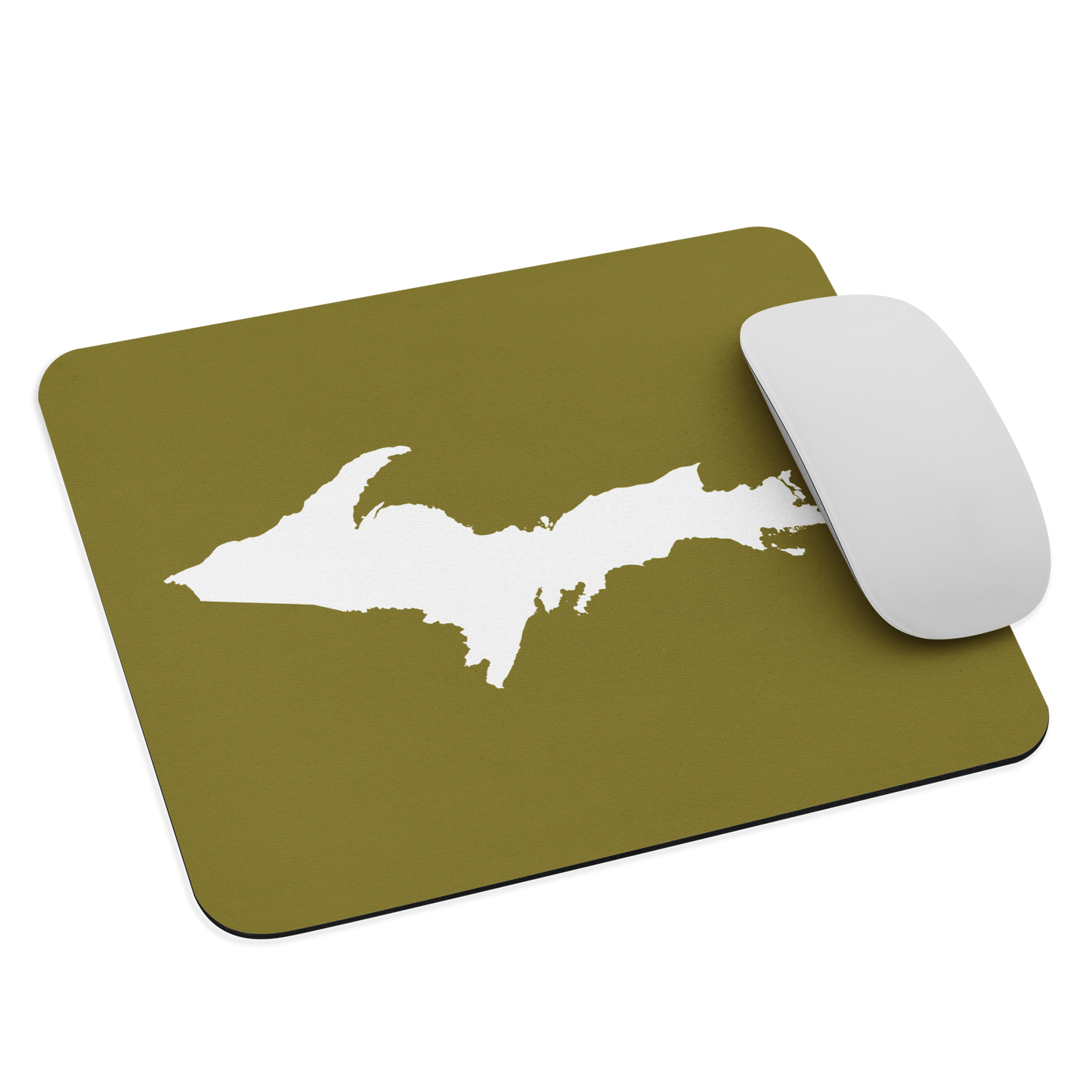 Michigan Upper Peninsula Mousepad (w/ UP Outline) | Scrub Gold