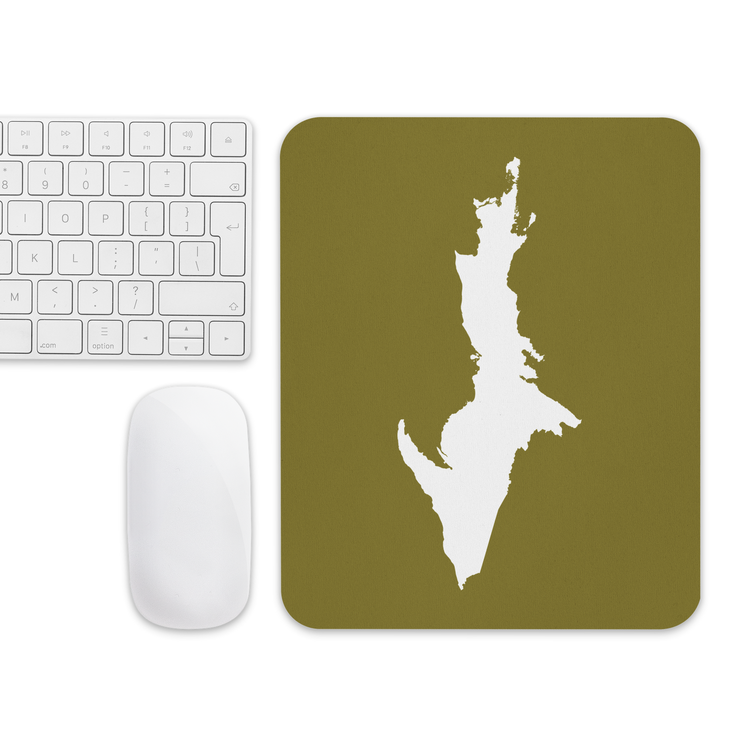 Michigan Upper Peninsula Mousepad (w/ UP Outline) | Scrub Gold