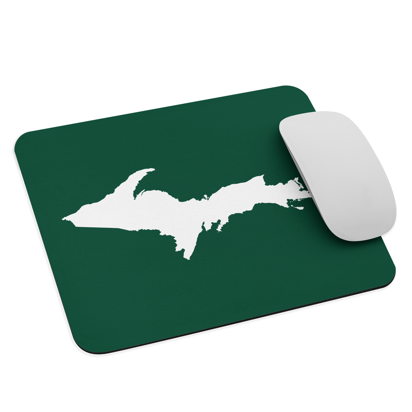 Michigan Upper Peninsula Mousepad (w/ UP Outline) | Superior Green