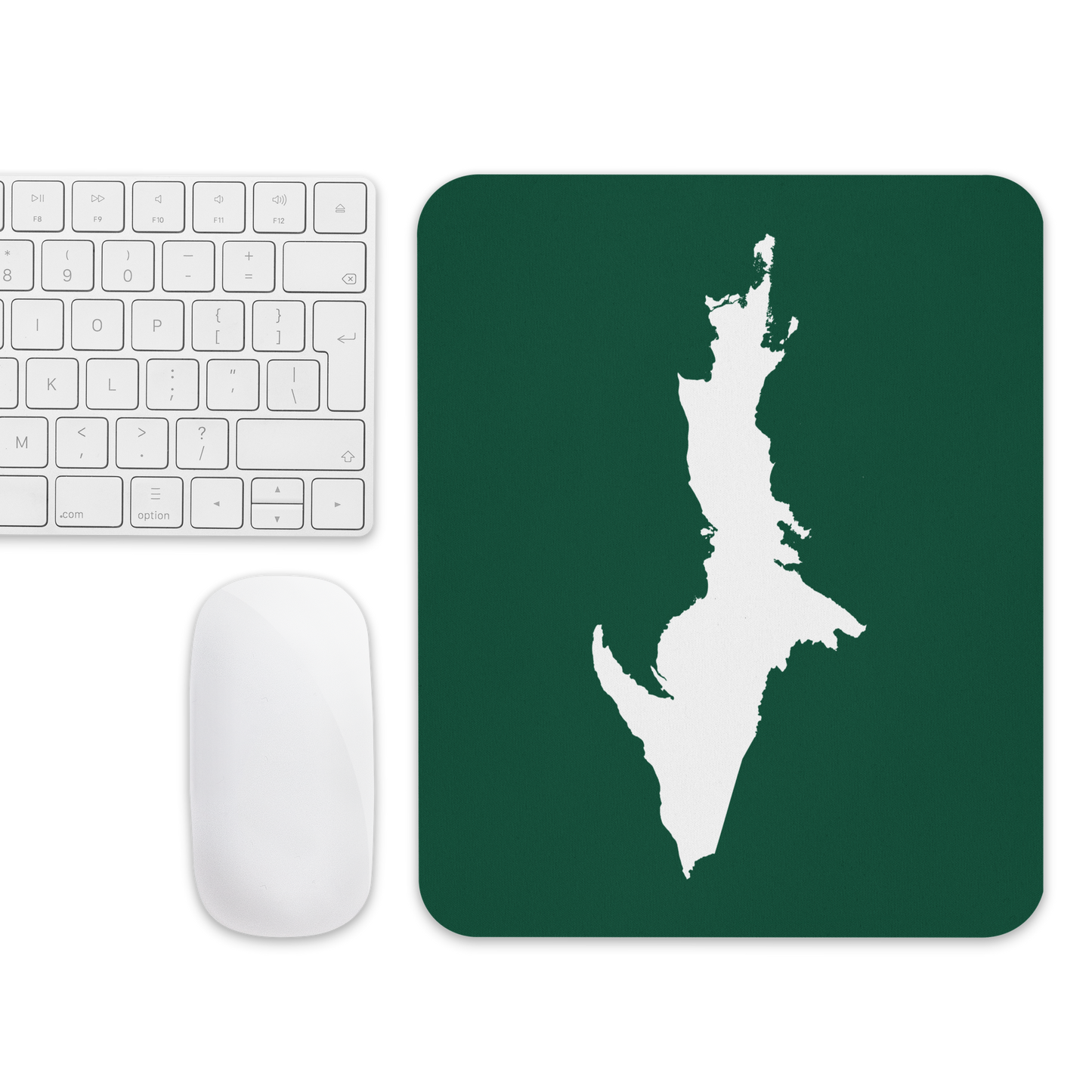 Michigan Upper Peninsula Mousepad (w/ UP Outline) | Superior Green