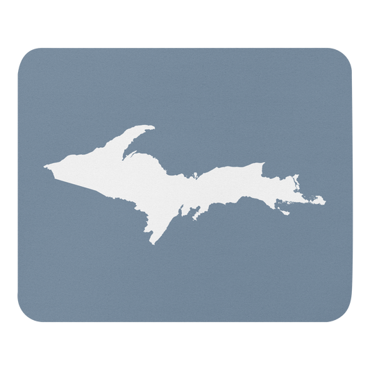 Michigan Upper Peninsula Mousepad (w/ UP Outline) | B-24 Grey