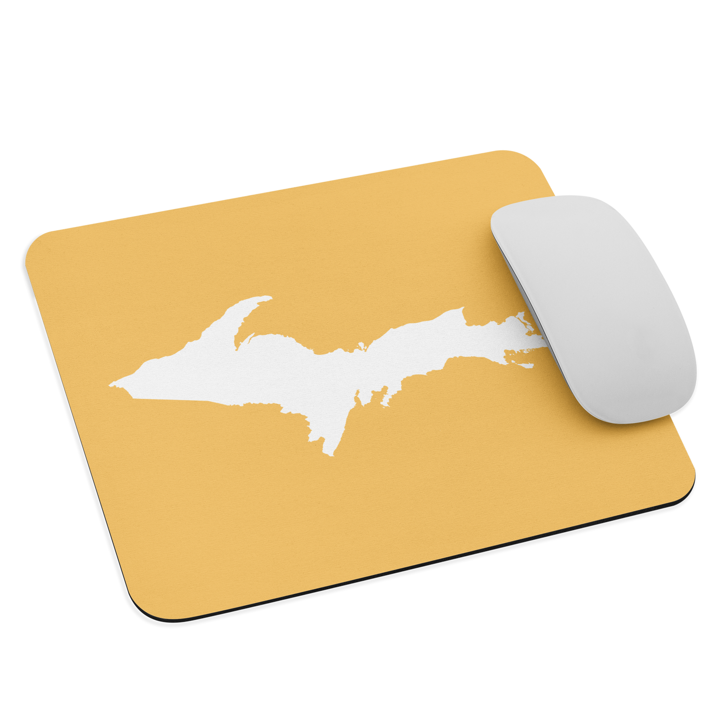 Michigan Upper Peninsula Mousepad (w/ UP Outline) | Citrine