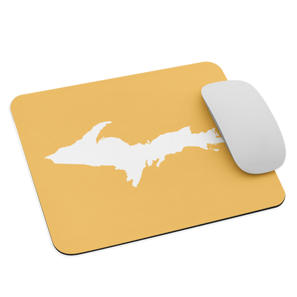 Michigan Upper Peninsula Mousepad (w/ UP Outline) | Citrine