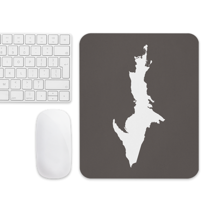 Michigan Upper Peninsula Mousepad (w/ UP Outline) | Warren Tank Grey