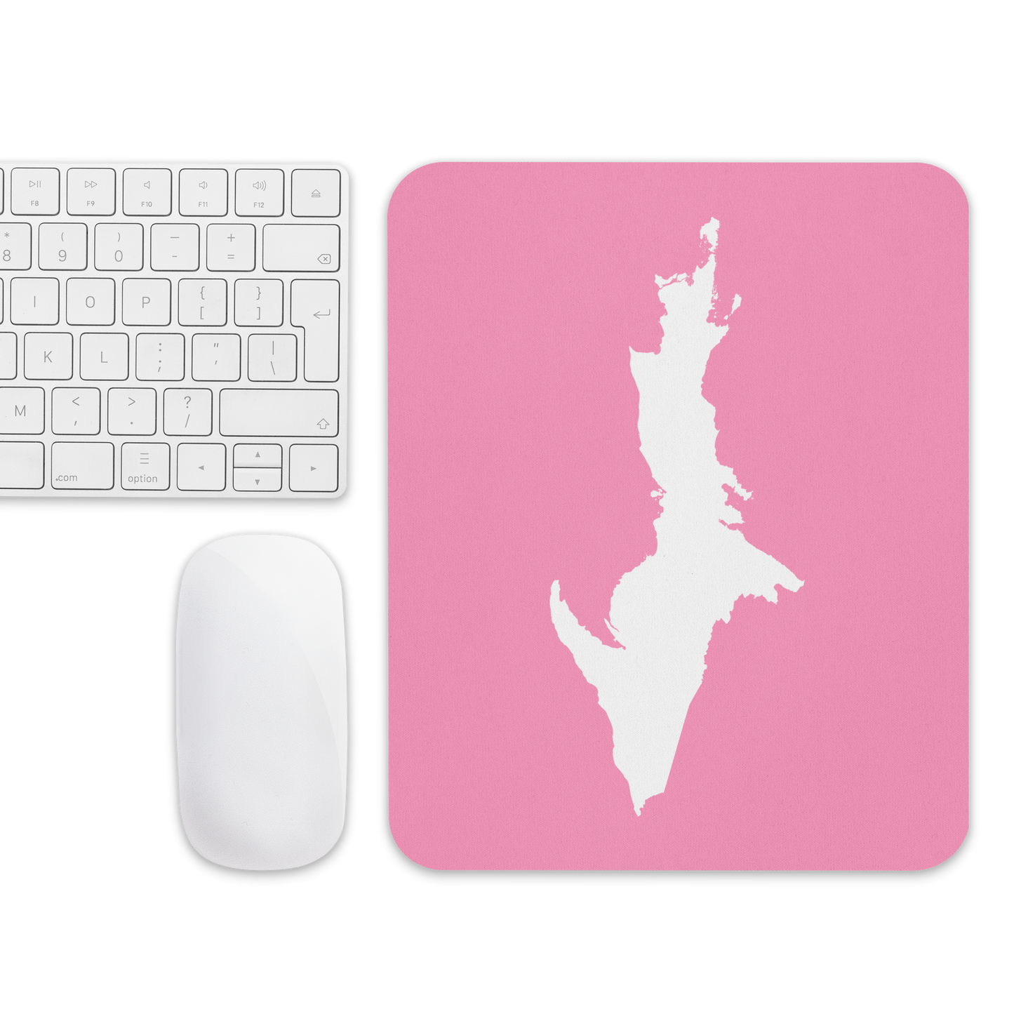 Michigan Upper Peninsula Mousepad (w/ UP Outline) | '67 Caddie Pink