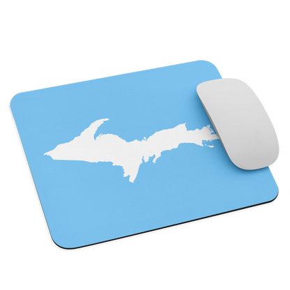 Michigan Upper Peninsula Mousepad (w/ UP Outline) | DTW Blue