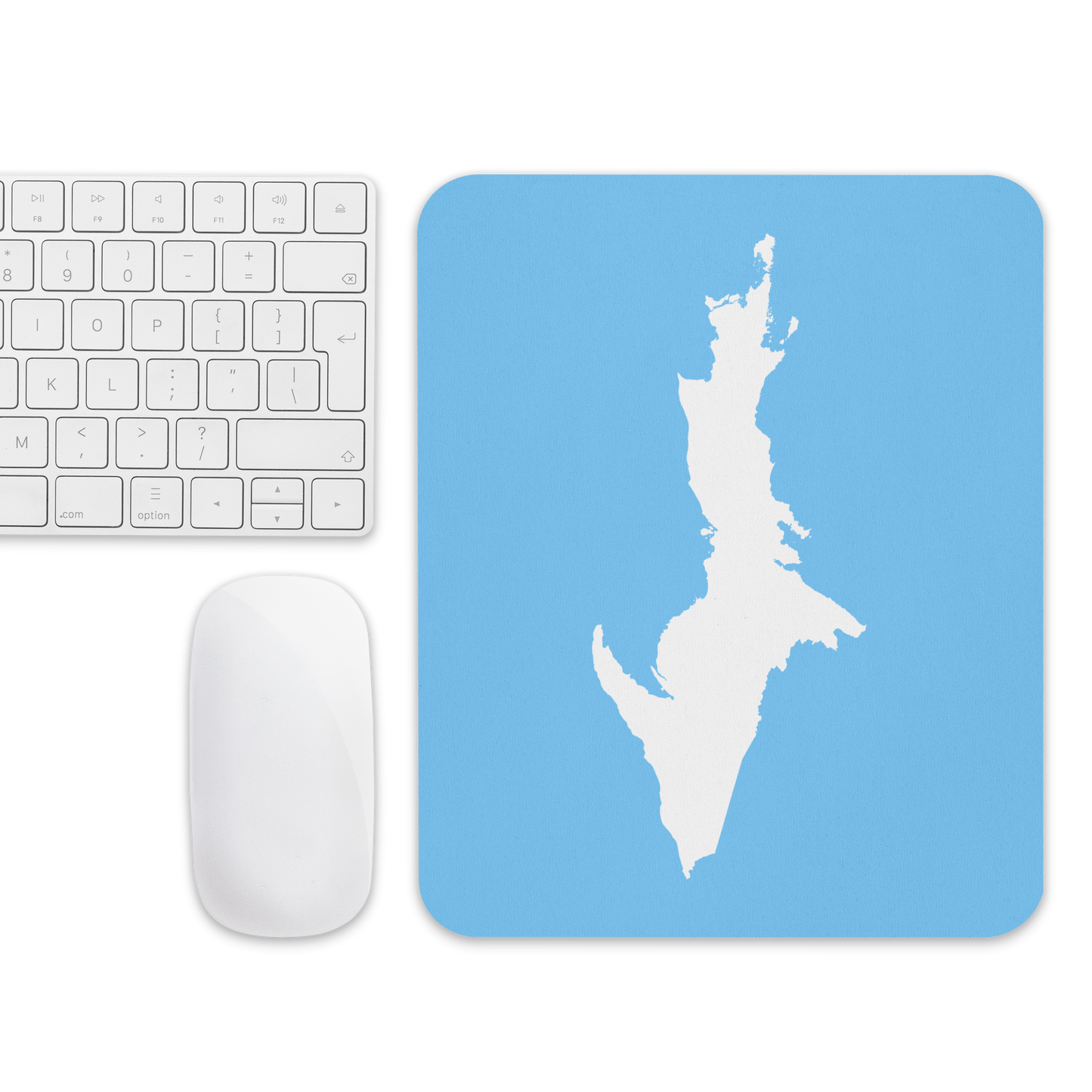 Michigan Upper Peninsula Mousepad (w/ UP Outline) | DTW Blue