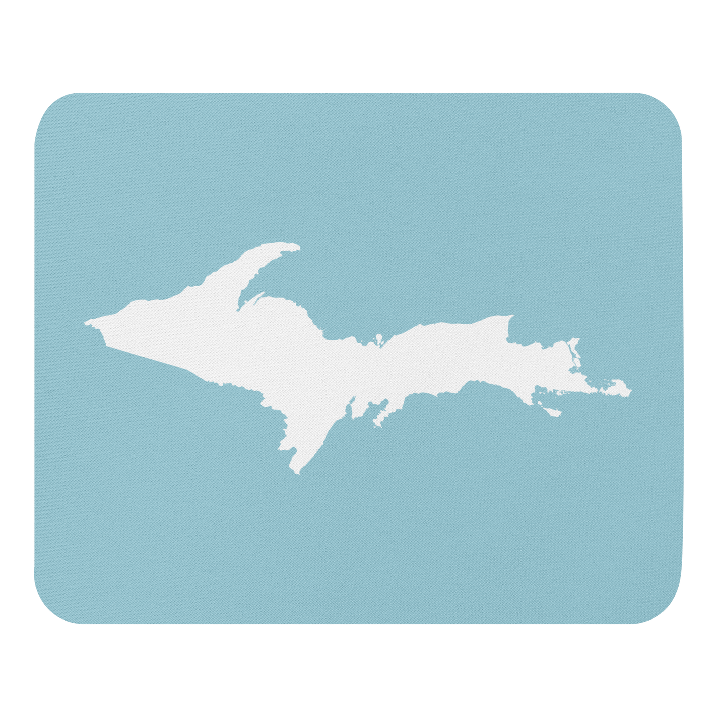 Michigan Upper Peninsula Mousepad (w/ UP Outline) | '58 Caddie Blue