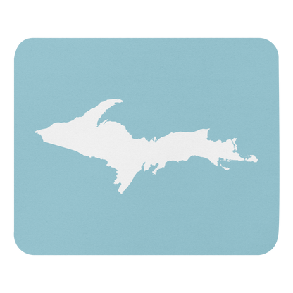 Michigan Upper Peninsula Mousepad (w/ UP Outline) | '58 Caddie Blue