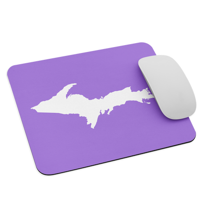 Michigan Upper Peninsula Mousepad (w/ UP Outline) | Lavender