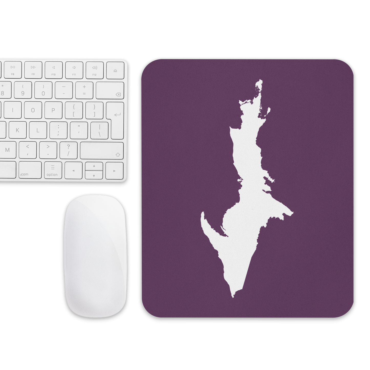 Michigan Upper Peninsula Mousepad (w/ UP Outline) | Plum