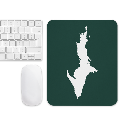 Michigan Upper Peninsula Mousepad (w/ UP Outline) | Laconic Green