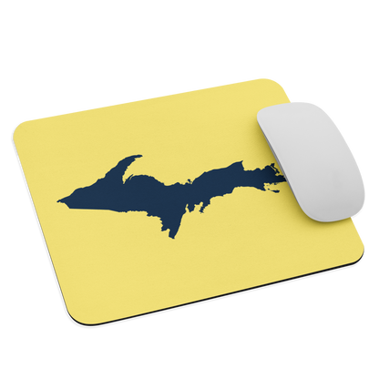 Michigan Upper Peninsula Mousepad (w/ UP Outline) | Cherry Yellow