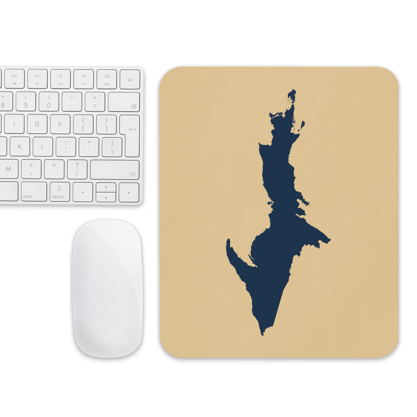 Michigan Upper Peninsula Mousepad (w/ UP Outline) | Maple Color