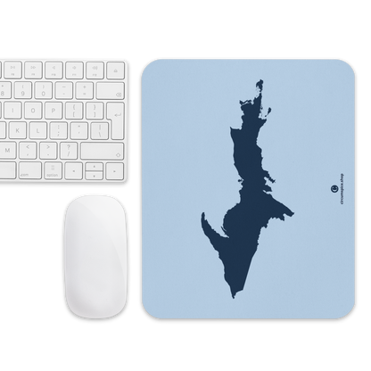 Michigan Upper Peninsula Mousepad (w/ UP Outline) | Light Blue