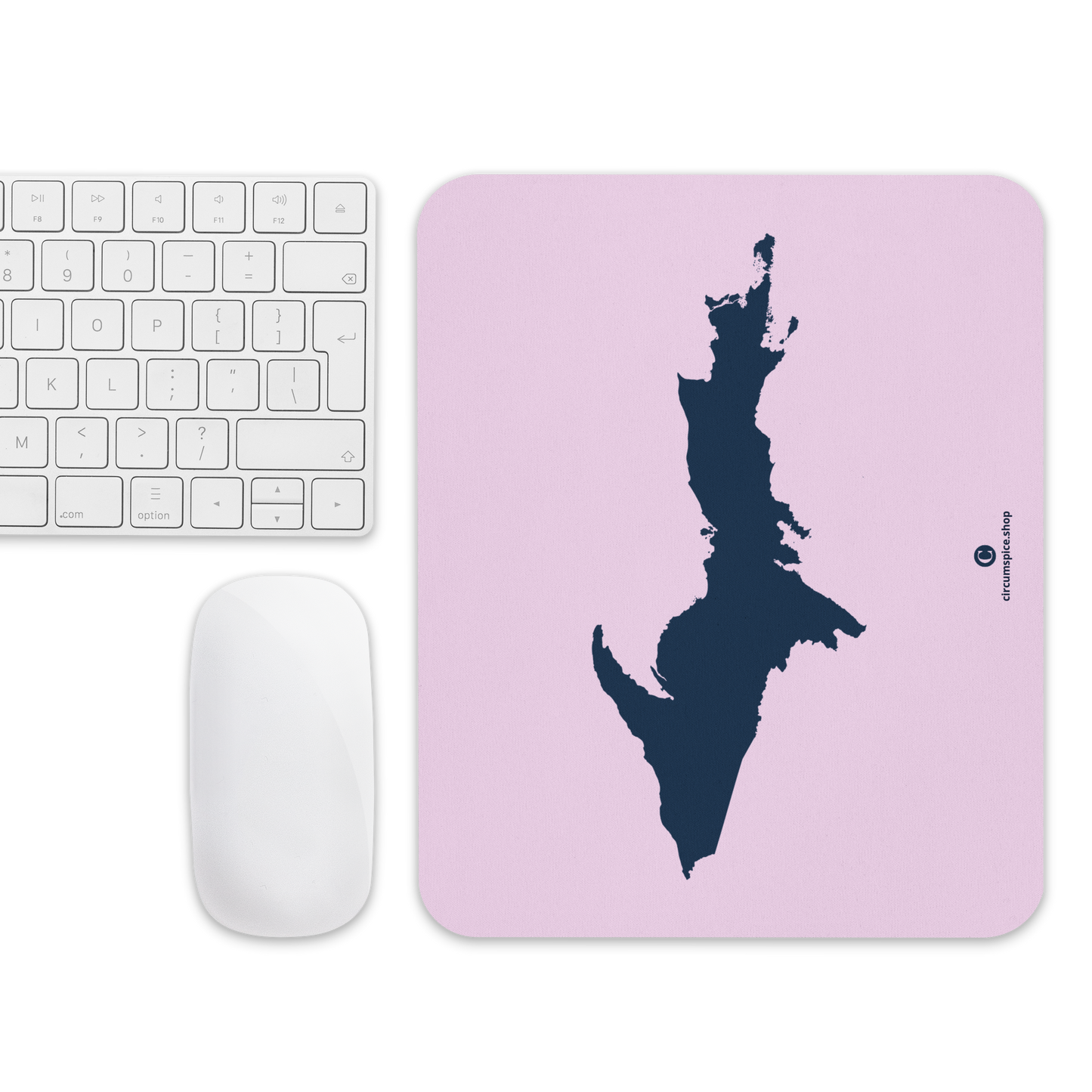 Michigan Upper Peninsula Mousepad (w/ UP Outline) | Pale Lavender