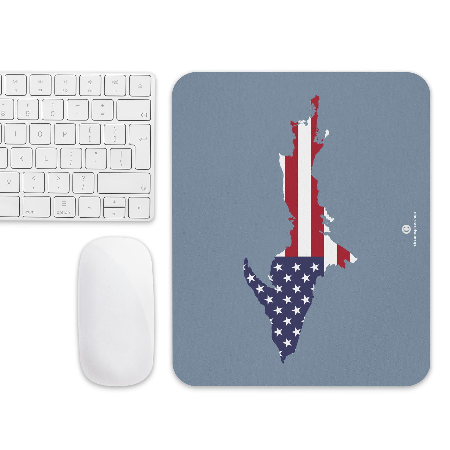 Michigan Upper Peninsula Mousepad (w/ UP Outline) | B-24 Grey