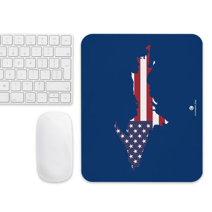 Michigan Upper Peninsula Mousepad (w/ UP Outline) | Dearborn Blue