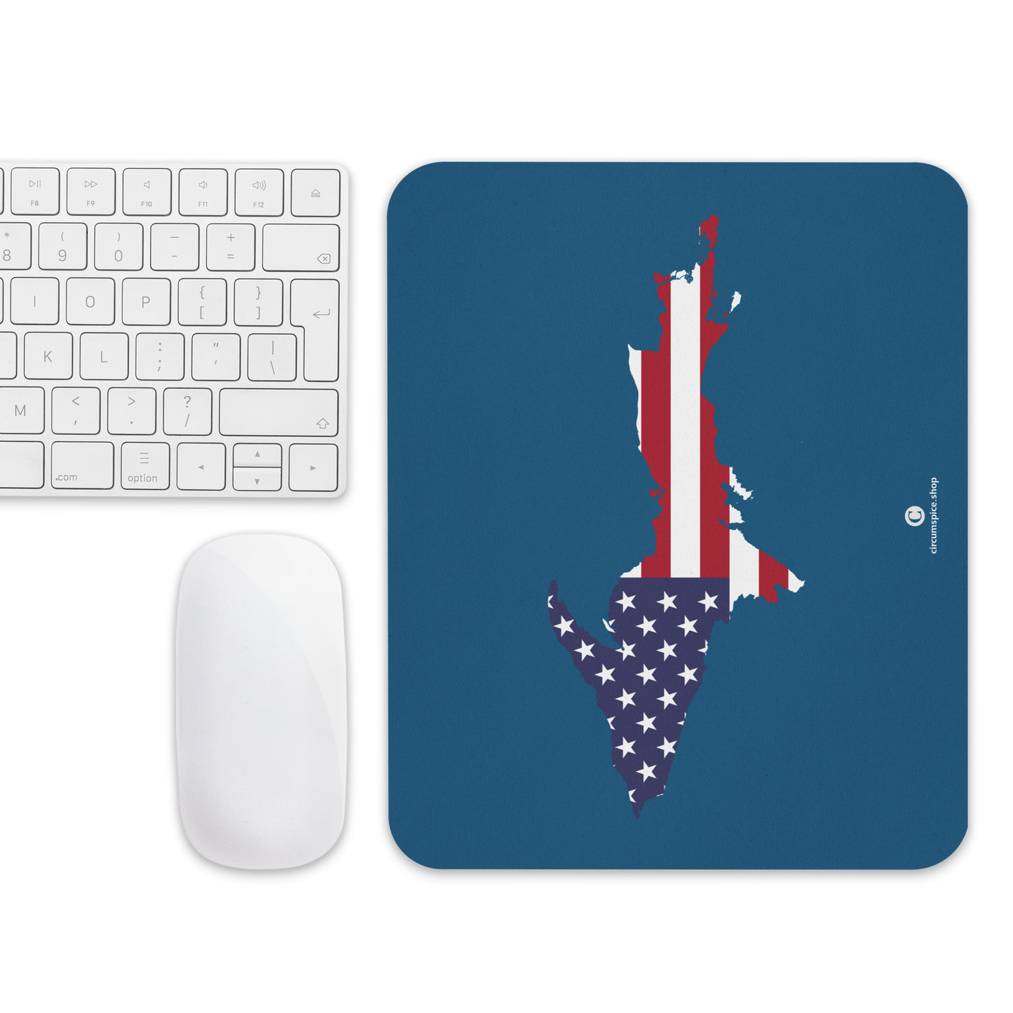 Michigan Upper Peninsula Mousepad (w/ UP Outline) | Blueberry