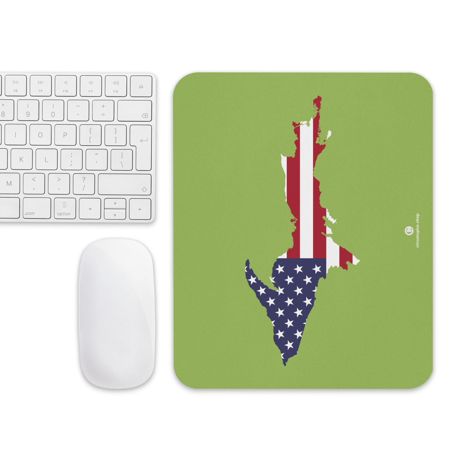 Michigan Upper Peninsula Mousepad (w/ UP Outline) | Gooseberry Green