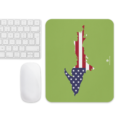 Michigan Upper Peninsula Mousepad (w/ UP Outline) | Gooseberry Green