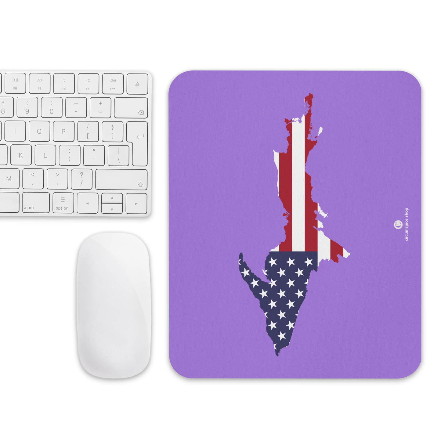 Michigan Upper Peninsula Mousepad (w/ UP Outline) | Lavender