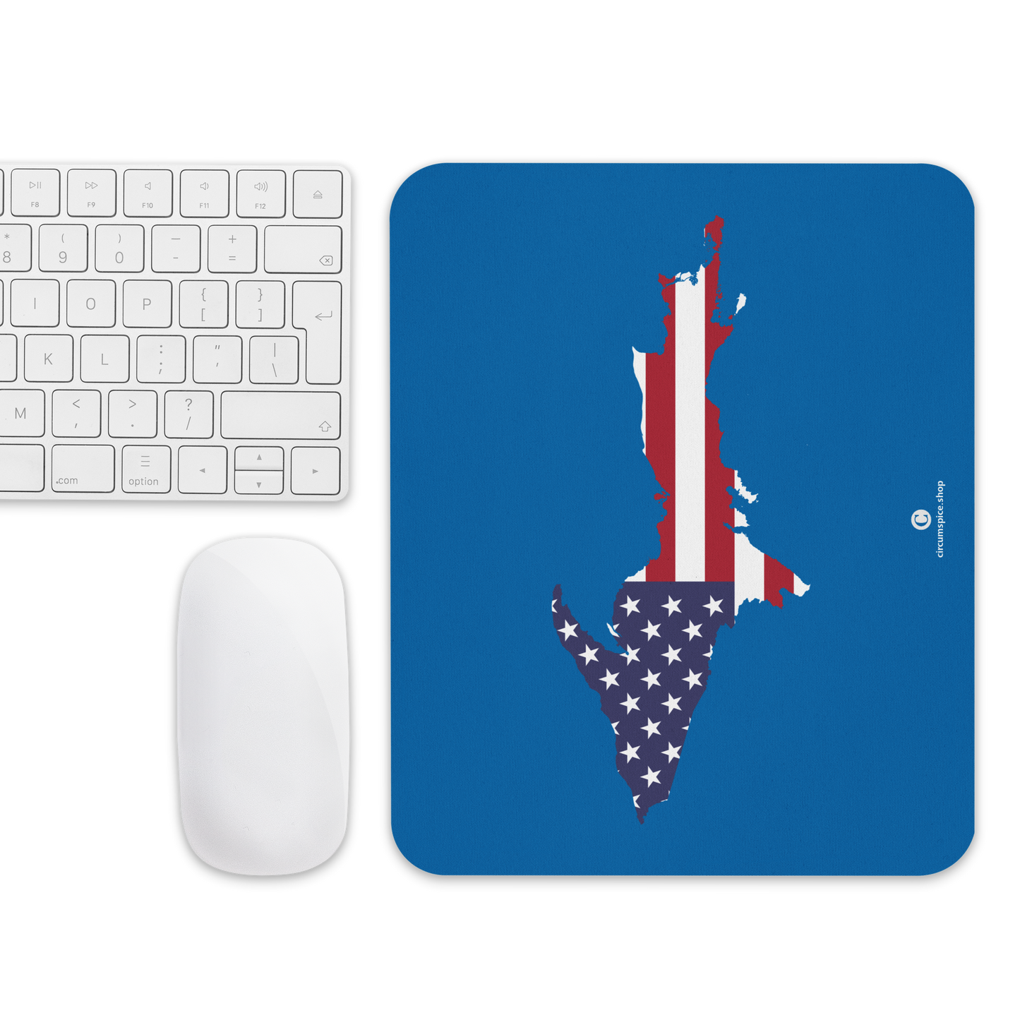 Michigan Upper Peninsula Mousepad (w/ UP Outline) | Azure