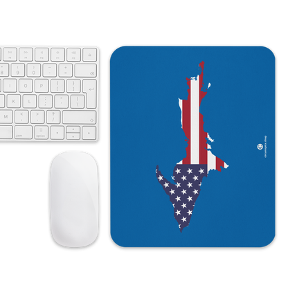 Michigan Upper Peninsula Mousepad (w/ UP Outline) | Azure