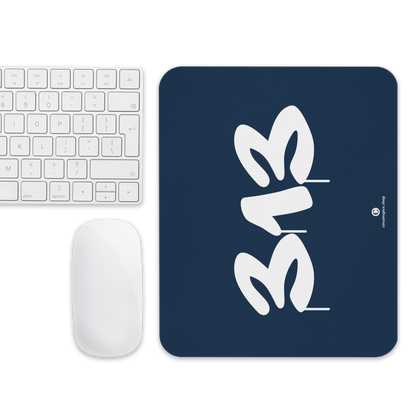 Detroit '313' Mousepad (Tag Font) | Navy