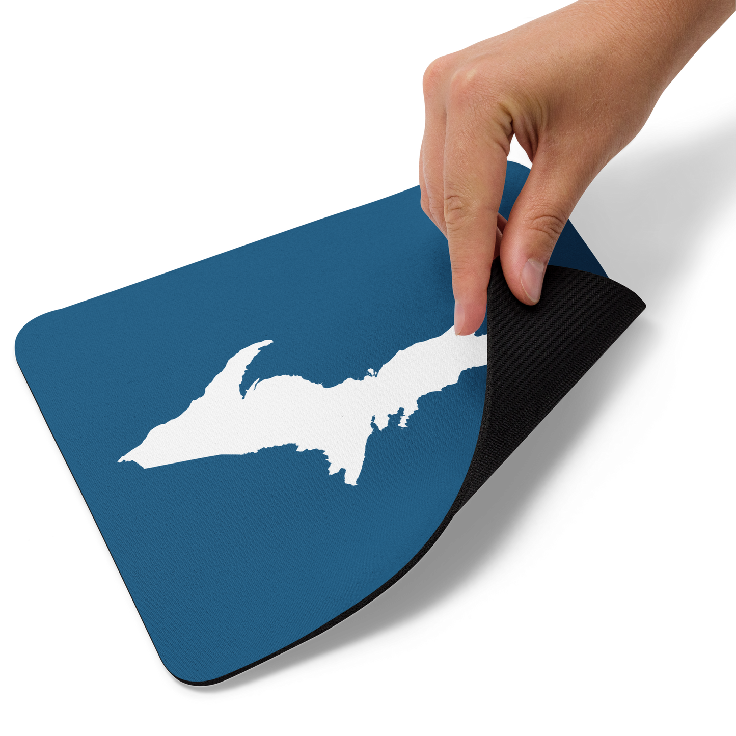 Michigan Upper Peninsula Mousepad (w/ UP Outline) | Blueberry