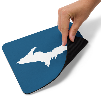 Michigan Upper Peninsula Mousepad (w/ UP Outline) | Blueberry