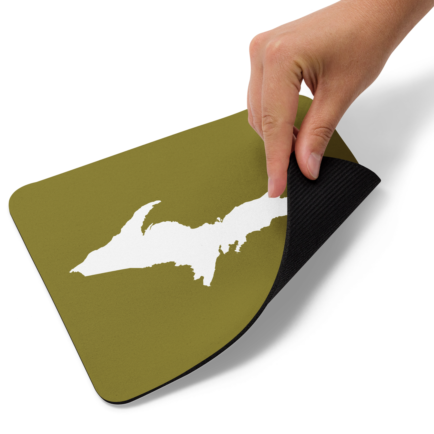 Michigan Upper Peninsula Mousepad (w/ UP Outline) | Scrub Gold