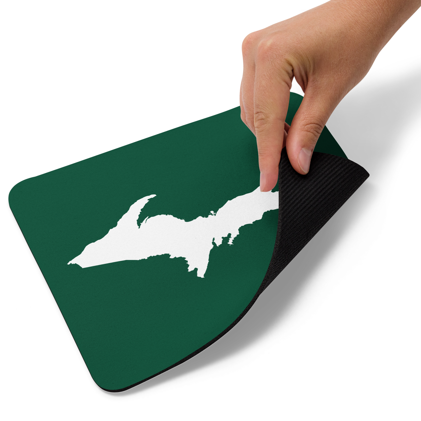 Michigan Upper Peninsula Mousepad (w/ UP Outline) | Superior Green