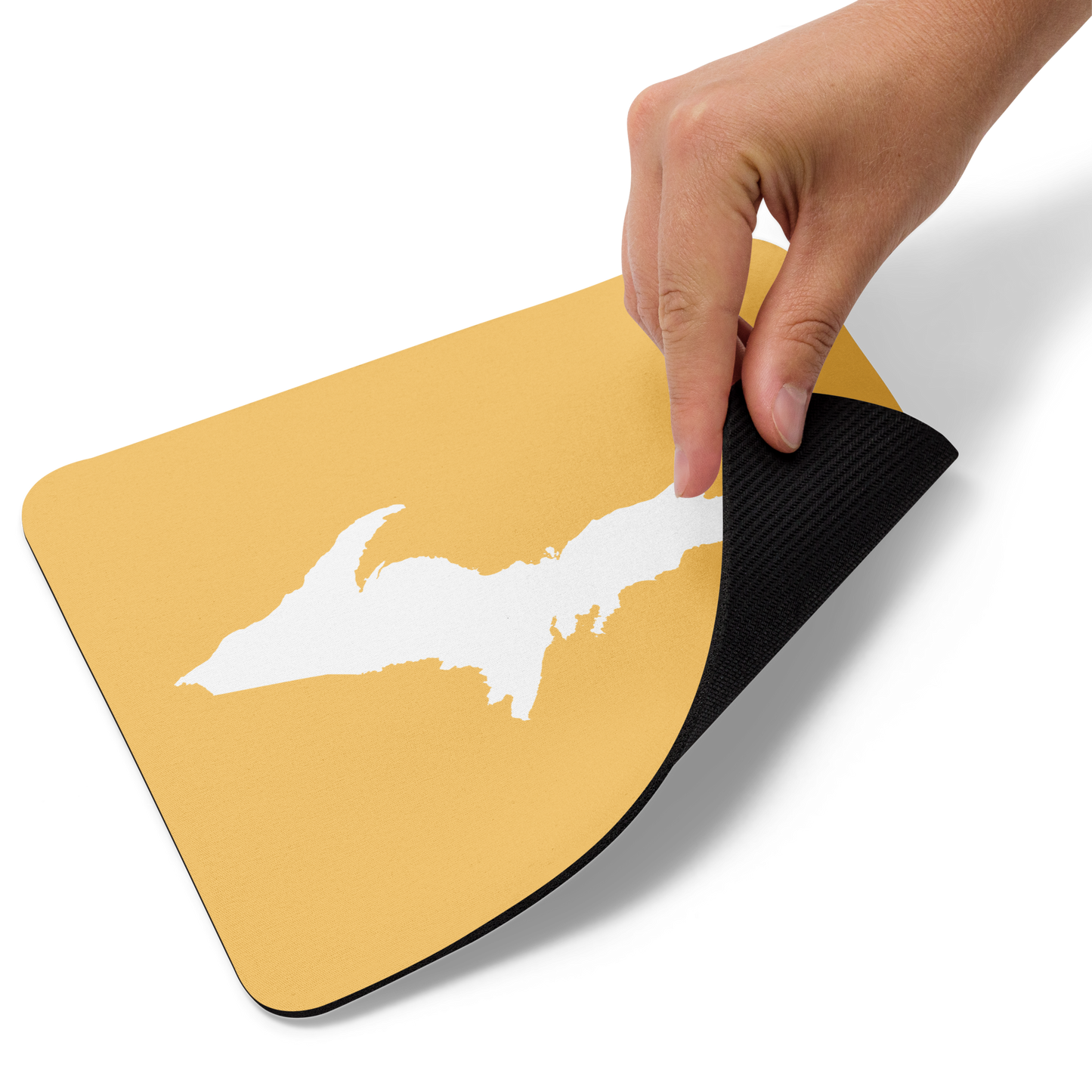 Michigan Upper Peninsula Mousepad (w/ UP Outline) | Citrine