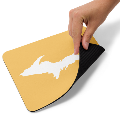 Michigan Upper Peninsula Mousepad (w/ UP Outline) | Citrine