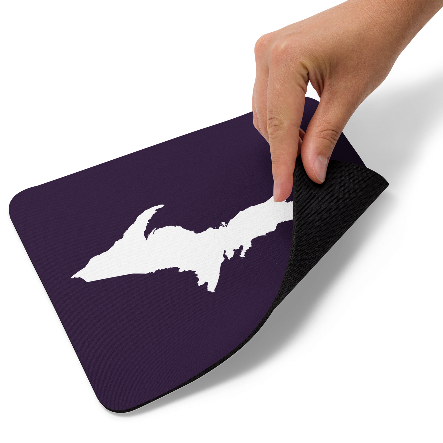 Michigan Upper Peninsula Mousepad (w/ UP Outline) | Blackcurrant