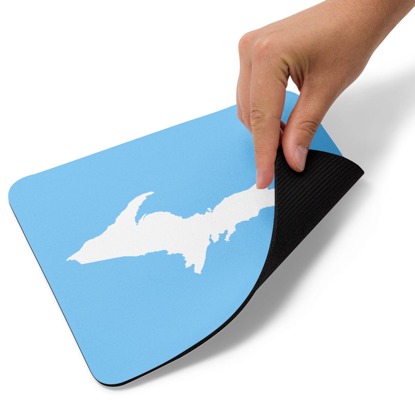 Michigan Upper Peninsula Mousepad (w/ UP Outline) | DTW Blue