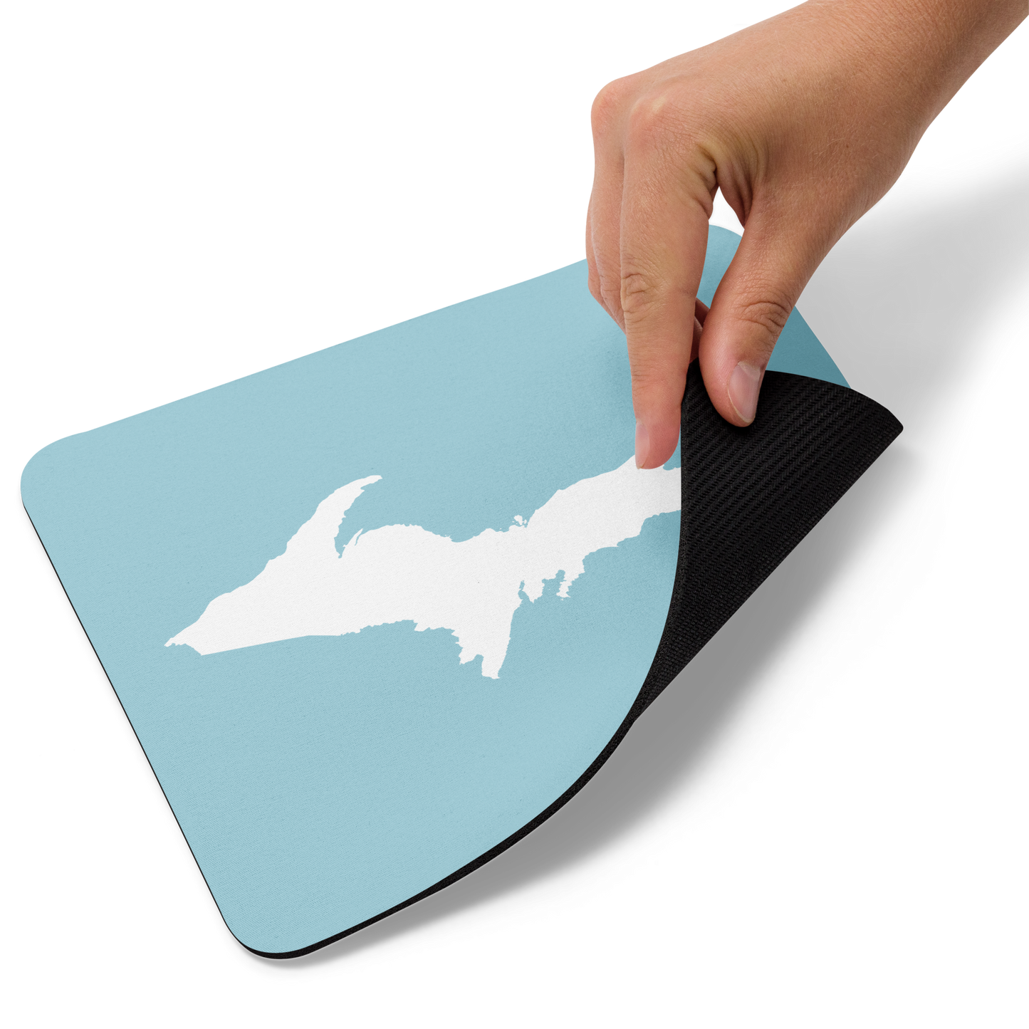 Michigan Upper Peninsula Mousepad (w/ UP Outline) | '58 Caddie Blue