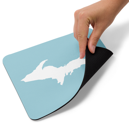 Michigan Upper Peninsula Mousepad (w/ UP Outline) | '58 Caddie Blue