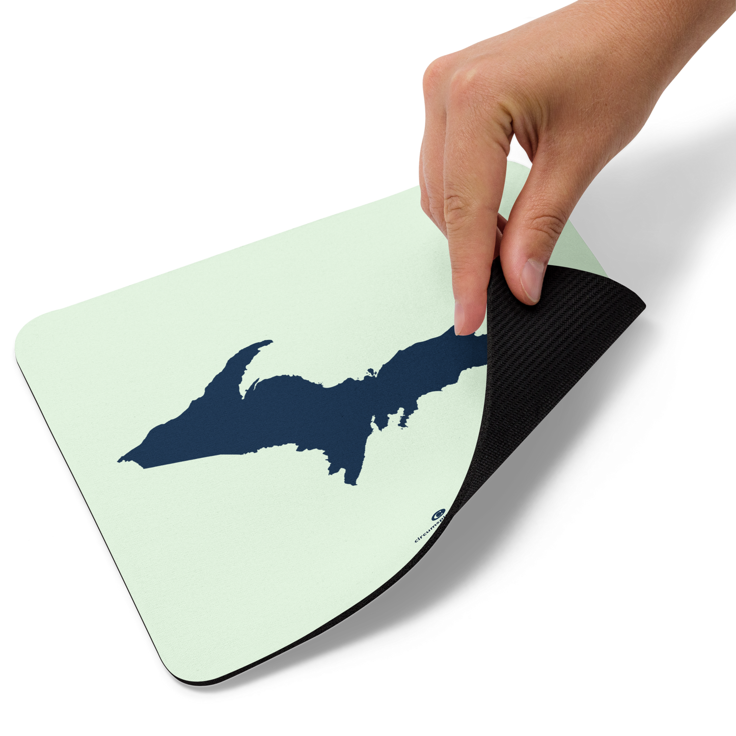 Michigan Upper Peninsula Mousepad (w/ UP Outline) | Dew Green