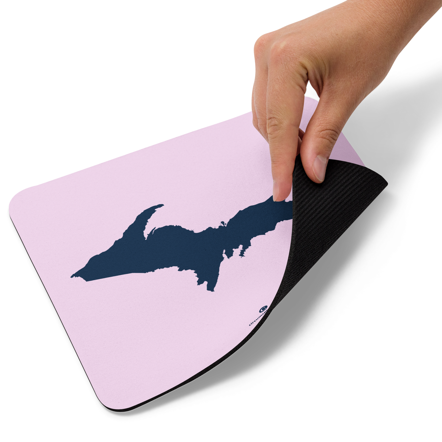 Michigan Upper Peninsula Mousepad (w/ UP Outline) | Pale Lavender