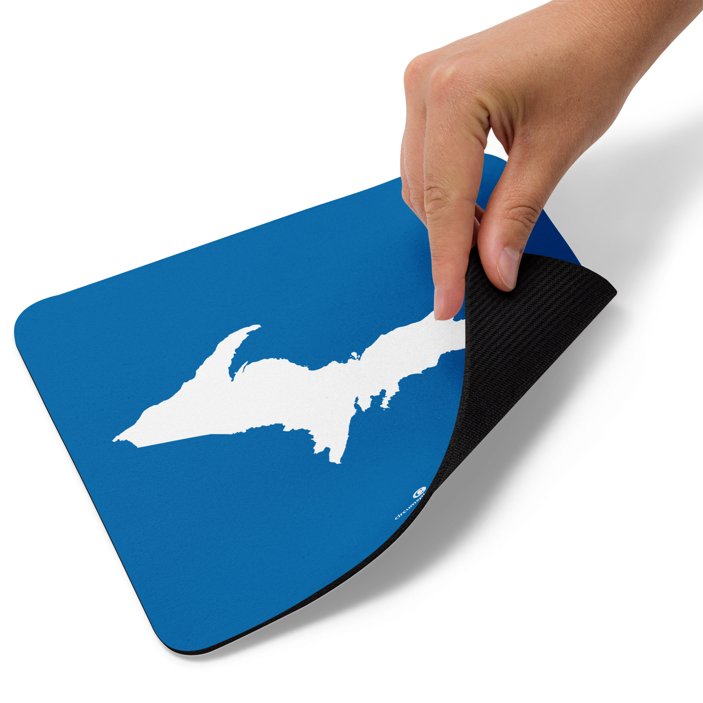 Michigan Upper Peninsula Mousepad (w/ UP Outline) | Azure